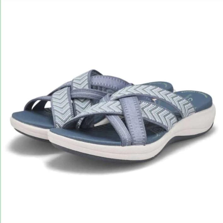 Sereniya Wide Fit Womens Cushioned Comfort Sandals