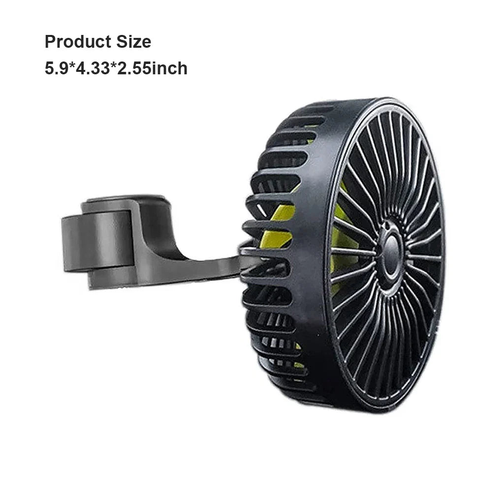 Portable Car Air Conditioner 12V 24V Bladeless Cooling Fan for Truck Van Vehicle Travel Air Cooler by Sereniya
