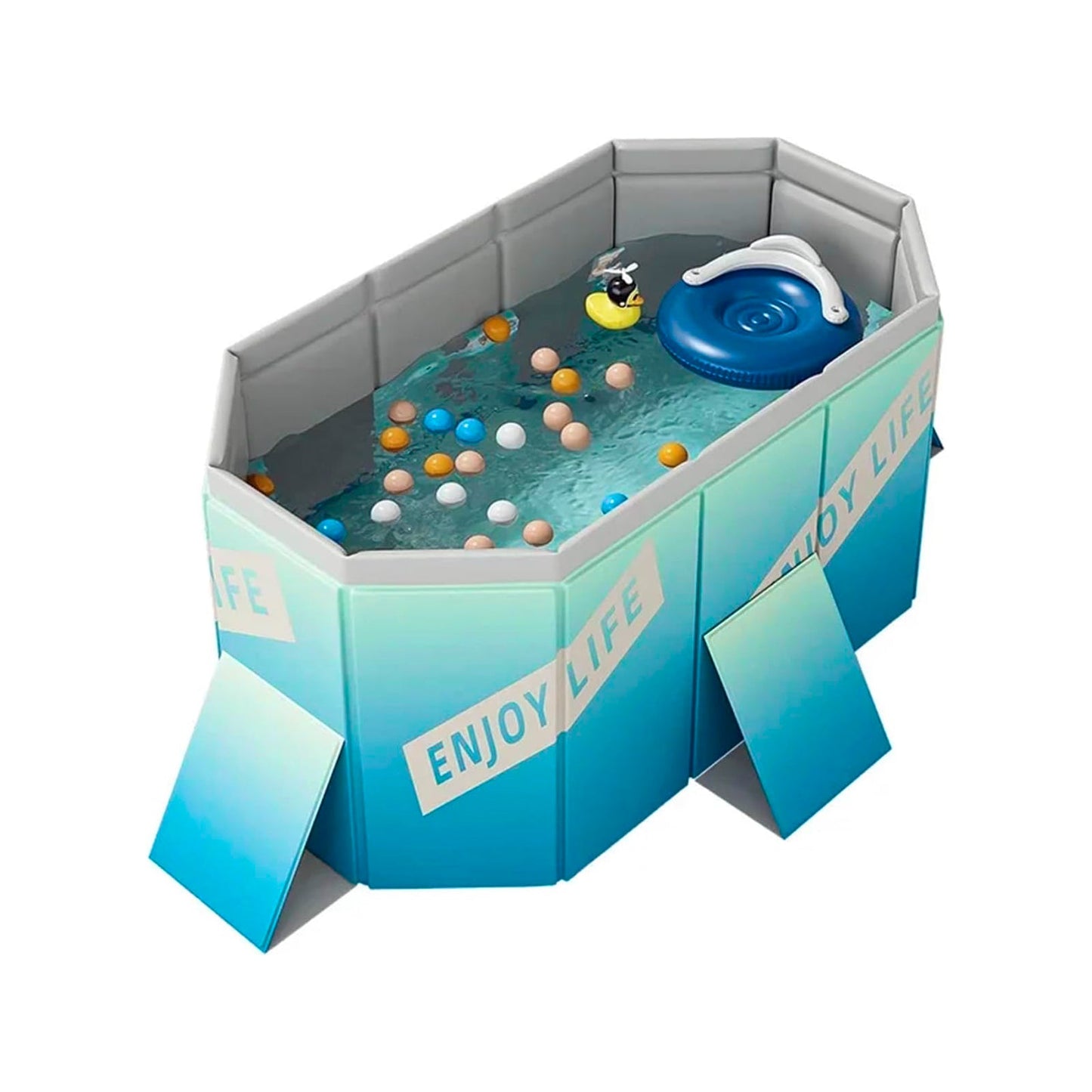 Foldable Family Swimming Pool — Portable Backyard PVC Pool for Kids & Family Summer Fun by Sereniya