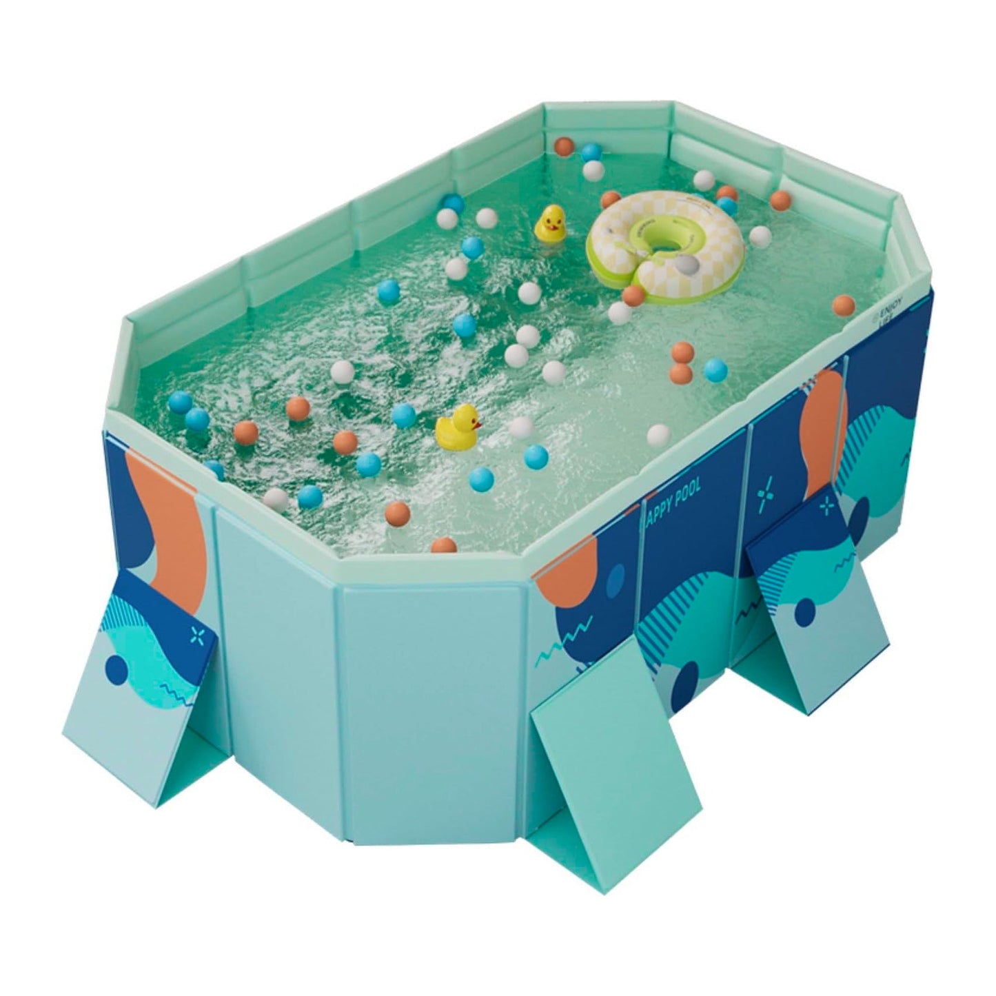 Foldable Family Swimming Pool — Portable Backyard PVC Pool for Kids & Family Summer Fun by Sereniya