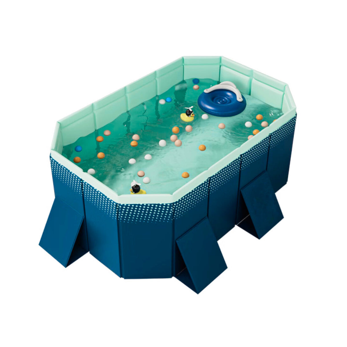 Foldable Family Swimming Pool — Portable Backyard PVC Pool for Kids & Family Summer Fun by Sereniya