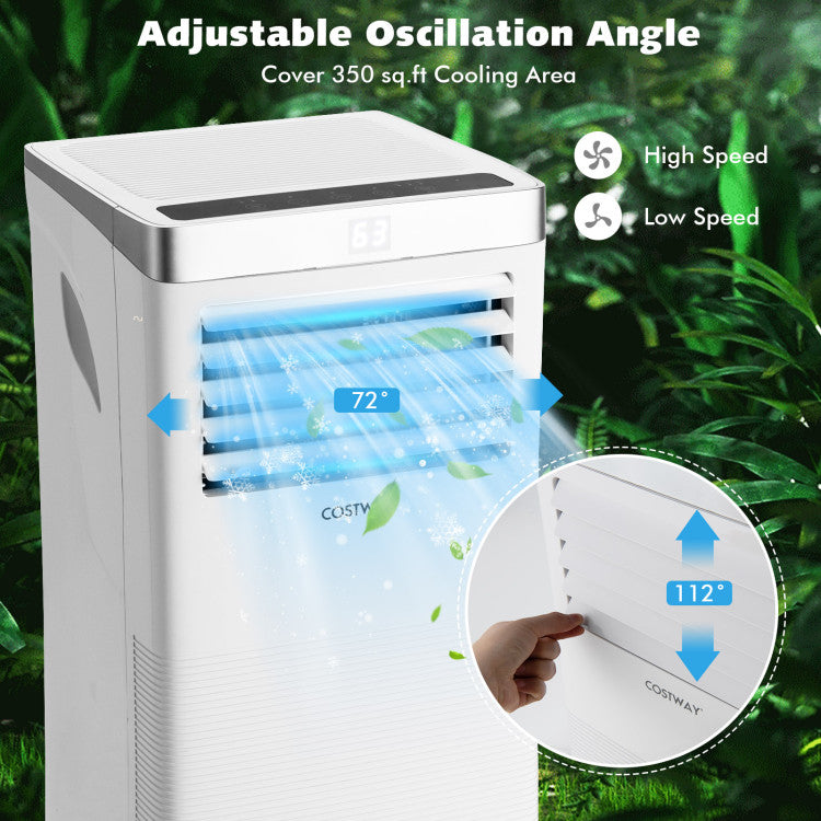 10000 BTU 3-in-1 Portable Air Conditioner with Remote Control — Dehumidifier Fan & Sleep Mode Home Cooling Unit by Sereniya