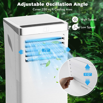 10000 BTU 3-in-1 Portable Air Conditioner with Remote Control — Dehumidifier Fan & Sleep Mode Home Cooling Unit by Sereniya