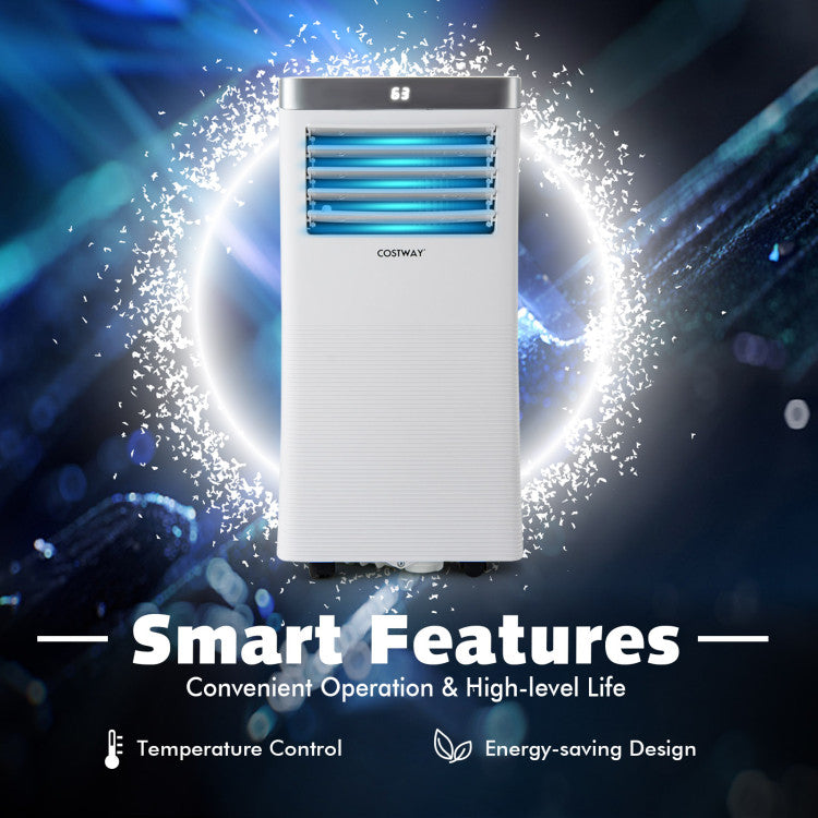 10000 BTU 3-in-1 Portable Air Conditioner with Remote Control — Dehumidifier Fan & Sleep Mode Home Cooling Unit by Sereniya