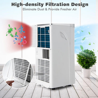 10000 BTU 3-in-1 Portable Air Conditioner with Remote Control — Dehumidifier Fan & Sleep Mode Home Cooling Unit by Sereniya