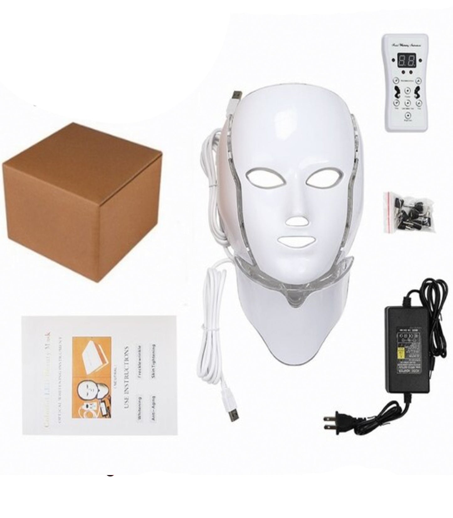 7 Color LED Face Mask — Premium Photon Skin Care Device for At-Home Beauty Routines by Sereniya