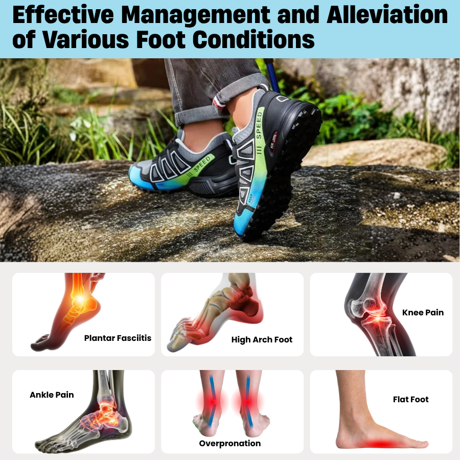 Orthopedic Waterproof Hiking Walking Sneakers for Men and Women by Sereniya