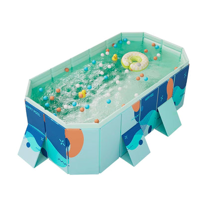 Foldable Family Swimming Pool — Portable Backyard PVC Pool for Kids & Family Summer Fun by Sereniya