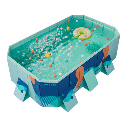 Foldable Family Swimming Pool — Portable Backyard PVC Pool for Kids & Family Summer Fun by Sereniya