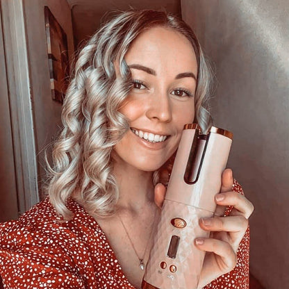 Sereniya Cordless Automatic Hair Curler Wand