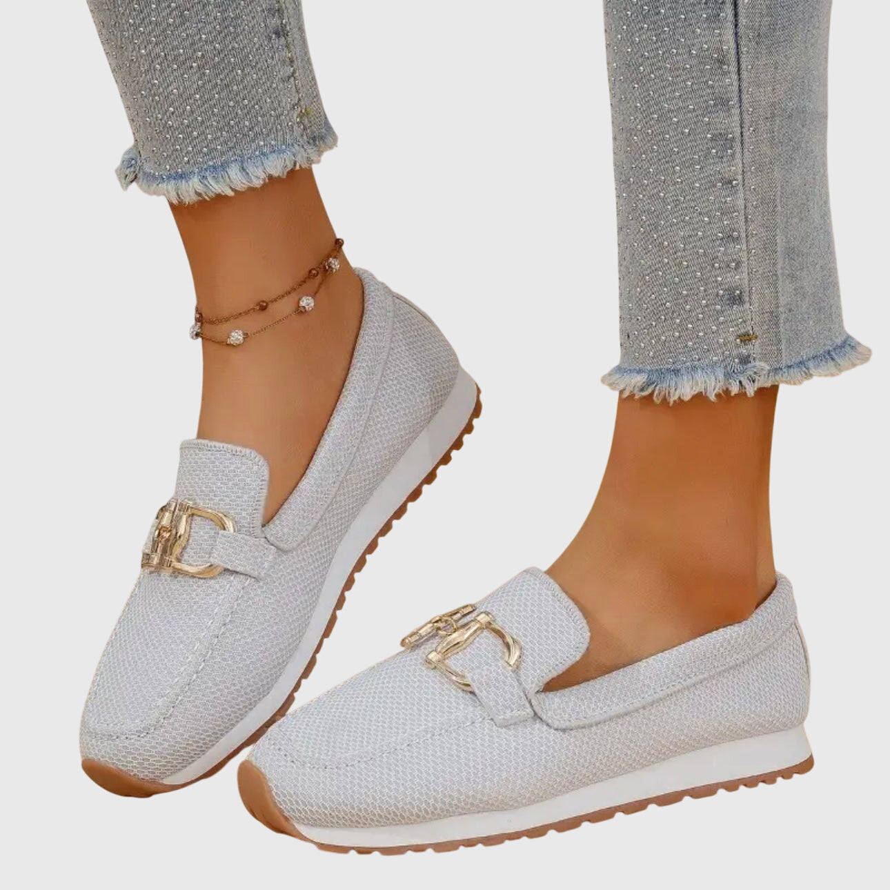 Womens Wide Fit Cushioned Loafers by Sereniya