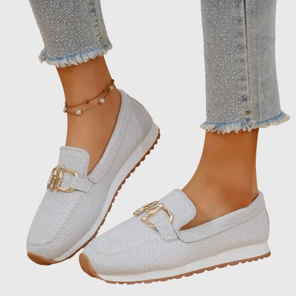 Womens Wide Fit Cushioned Loafers by Sereniya