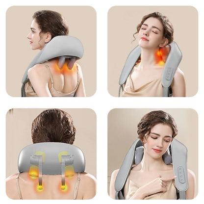 Sereniya Wireless Neck and Shoulder Massager for Home Use