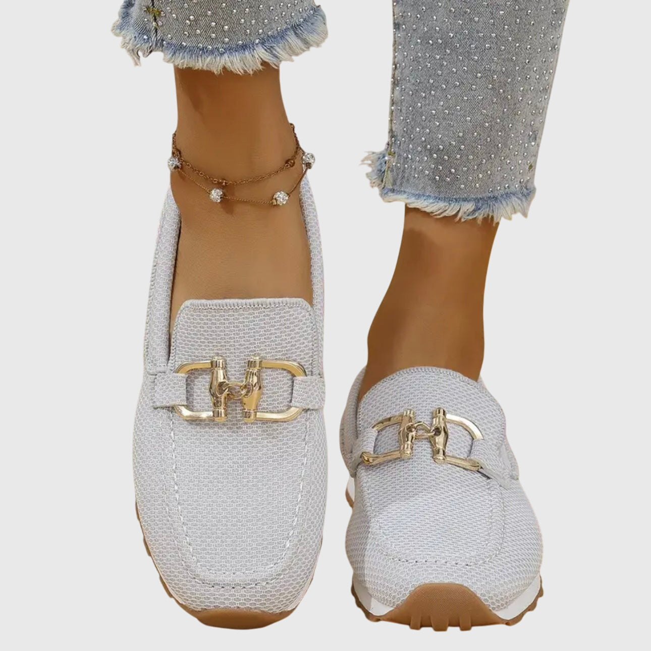 Womens Wide Fit Cushioned Loafers by Sereniya
