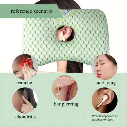 Sereniya Piercing Cushion Pillow for Ear Comfort During Sleep