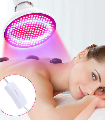 LED Red & Blue Light Skin Care Device — 200 LED Beauty Lamp for At-Home Face Care by Sereniya