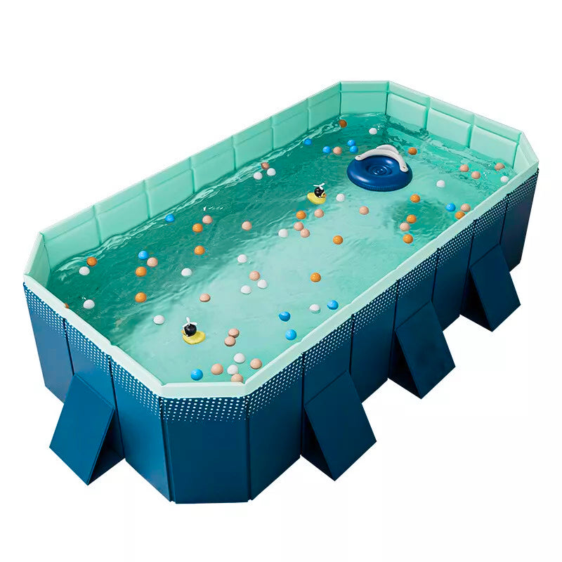 Foldable Family Swimming Pool — Portable Backyard PVC Pool for Kids & Family Summer Fun by Sereniya