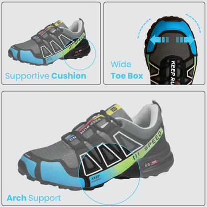 Orthopedic Waterproof Hiking Walking Sneakers for Men and Women by Sereniya
