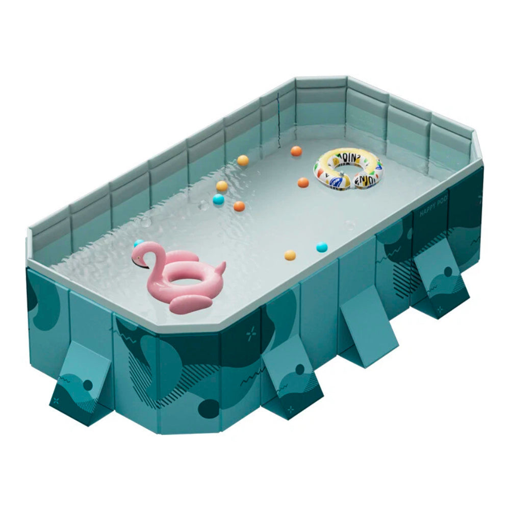 Foldable Family Swimming Pool — Portable Backyard PVC Pool for Kids & Family Summer Fun by Sereniya