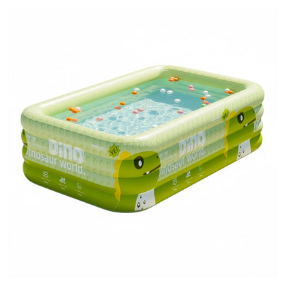 Inflatable Family Pool with UV Shade Canopy — Portable Backyard Swimming Pool for Outdoor Summer Fun by Sereniya