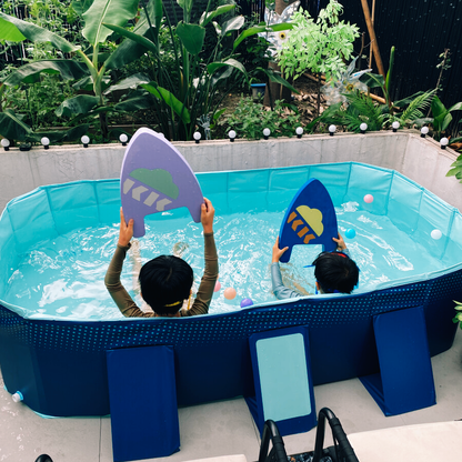 Foldable Family Swimming Pool — Portable Backyard PVC Pool for Kids & Family Summer Fun by Sereniya