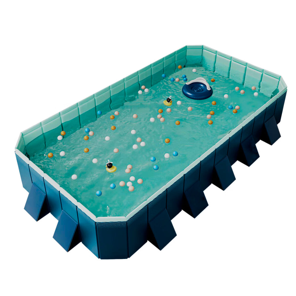Foldable Family Swimming Pool — Portable Backyard PVC Pool for Kids & Family Summer Fun by Sereniya