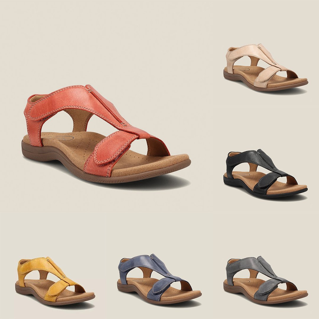 Womens Wide Fit Arch Support Cushioned Sandals by Sereniya