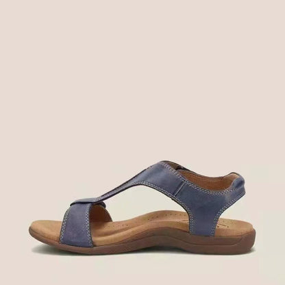 Sereniya Wide Fit Womens Arch Support Strap Flat Sandals