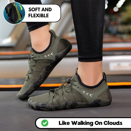 Barefoot Hiking Shoes Outdoor Grip Wide Toe Box All Terrain by Sereniya
