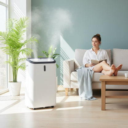 12,000 BTU Portable Air Conditioner Cooler Dehumidifier 3-in-1 Room Fan Indoor Home Cooling Unit by Sereniya