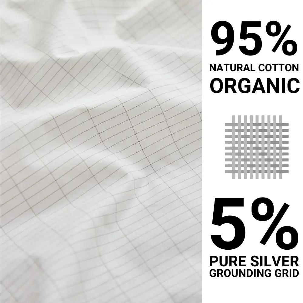 Grounding Bed Sheet for Sleep by Sereniya