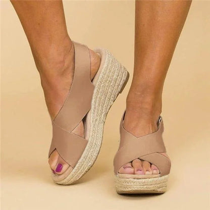 Womens Wide Fit Cushioned Sandals by Sereniya