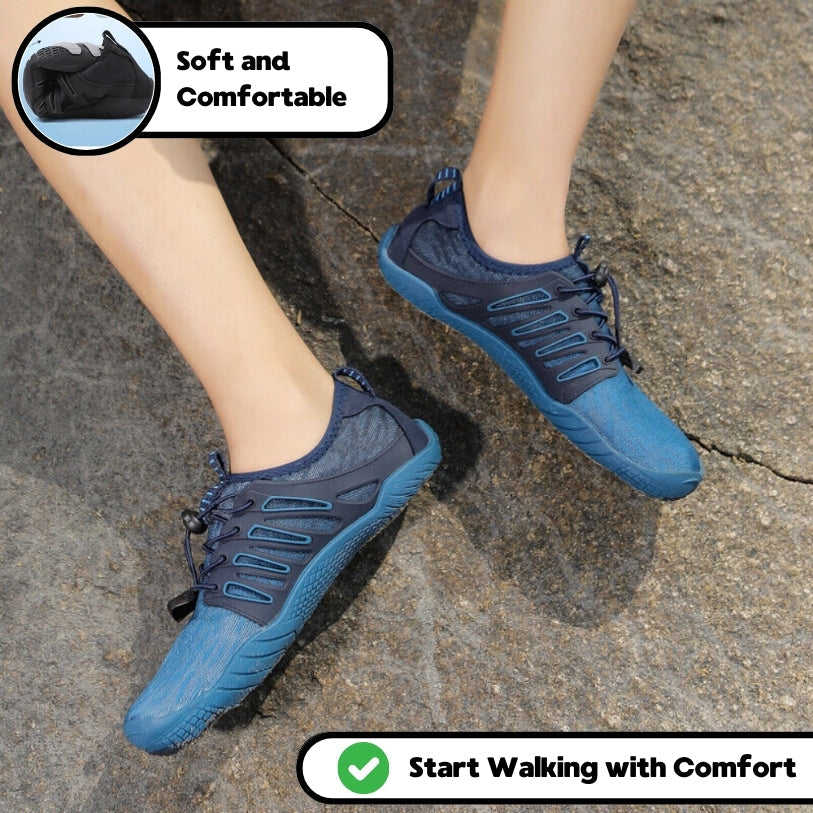 Wide Toe Box Barefoot Sneakers Non Slip All Terrain Unisex by Sereniya