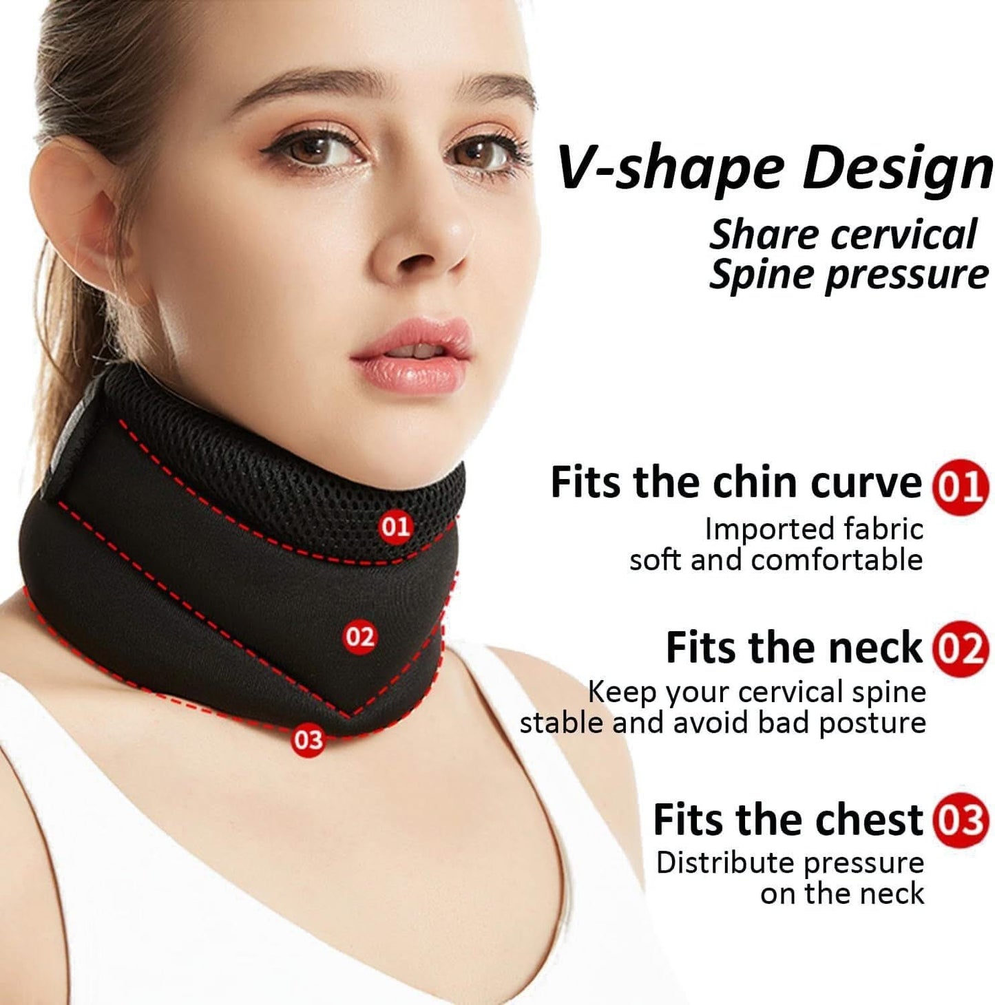 Sereniya Contoured Neck Support Pillow
