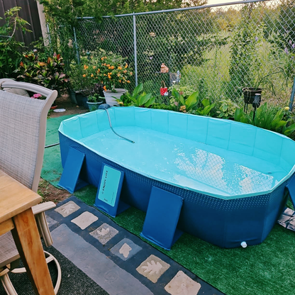 Foldable Family Swimming Pool — Portable Backyard PVC Pool for Kids & Family Summer Fun by Sereniya