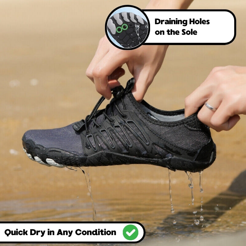 Wide Toe Box Barefoot Sneakers Non Slip All Terrain Unisex by Sereniya