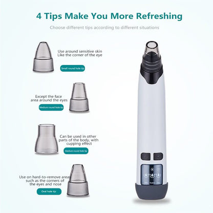 Sereniya Blackhead Remover with Suction for Deep Pore Cleaning