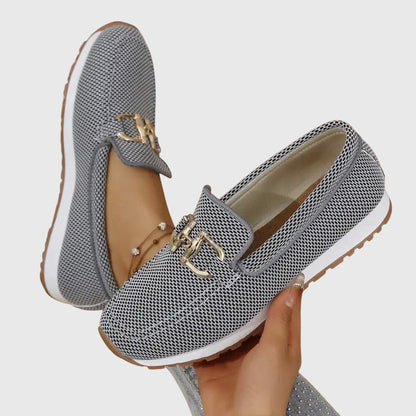 Womens Wide Fit Cushioned Loafers by Sereniya