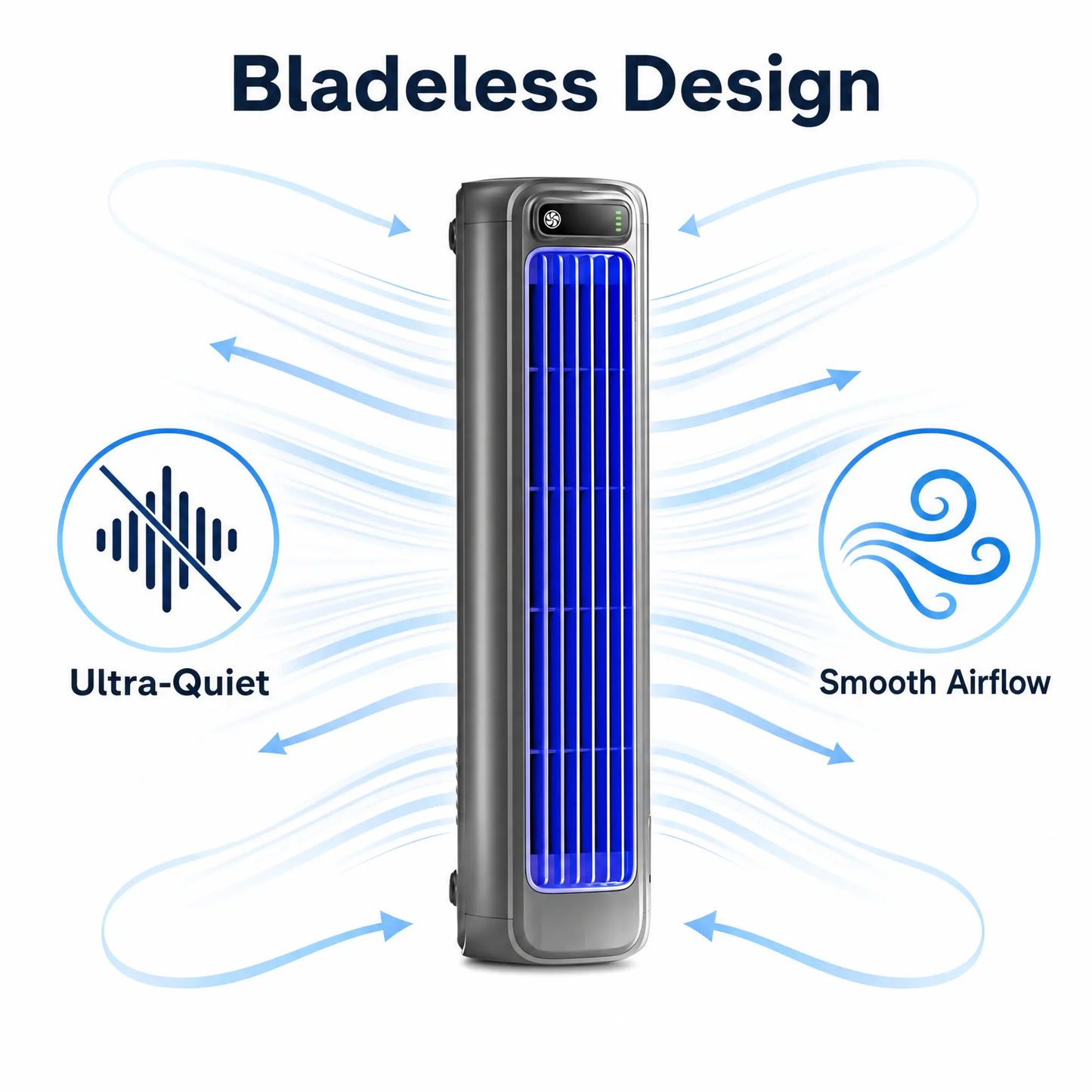 BowLift | AirWave – Portable Rechargeable Air Conditioner with 12-Hour Battery Life
