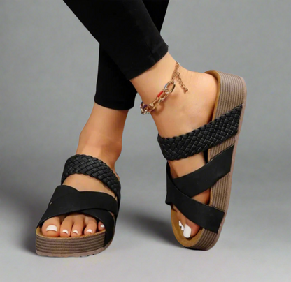 Womens Cushioned Comfort Sandals by Sereniya