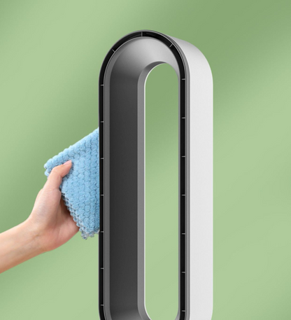 Bladeless Air Cooler Fan with Air Purifier 3-in-1 Tower Fan 90 Degree Oscillation Touch LED Remote Control by Sereniya