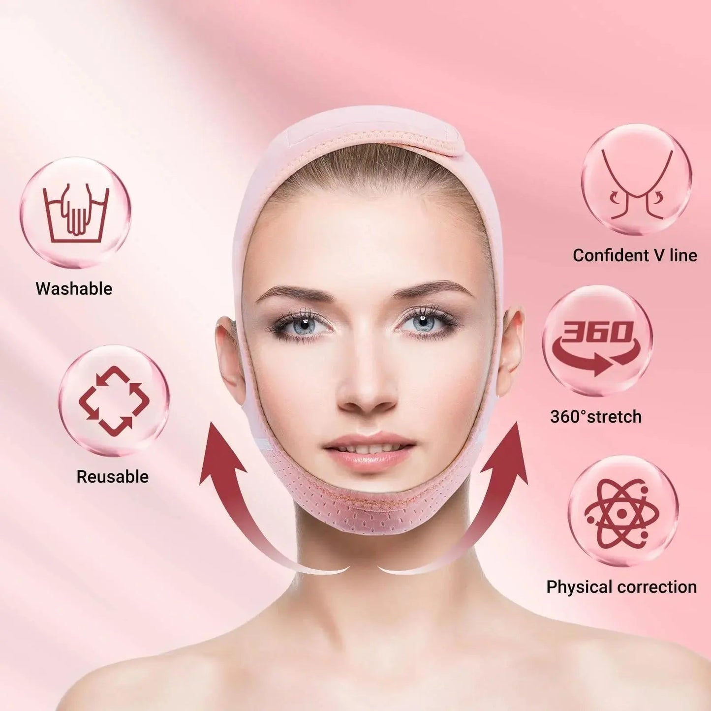 Sereniya Adjustable Face Lifting Support Strap for Daily Wear