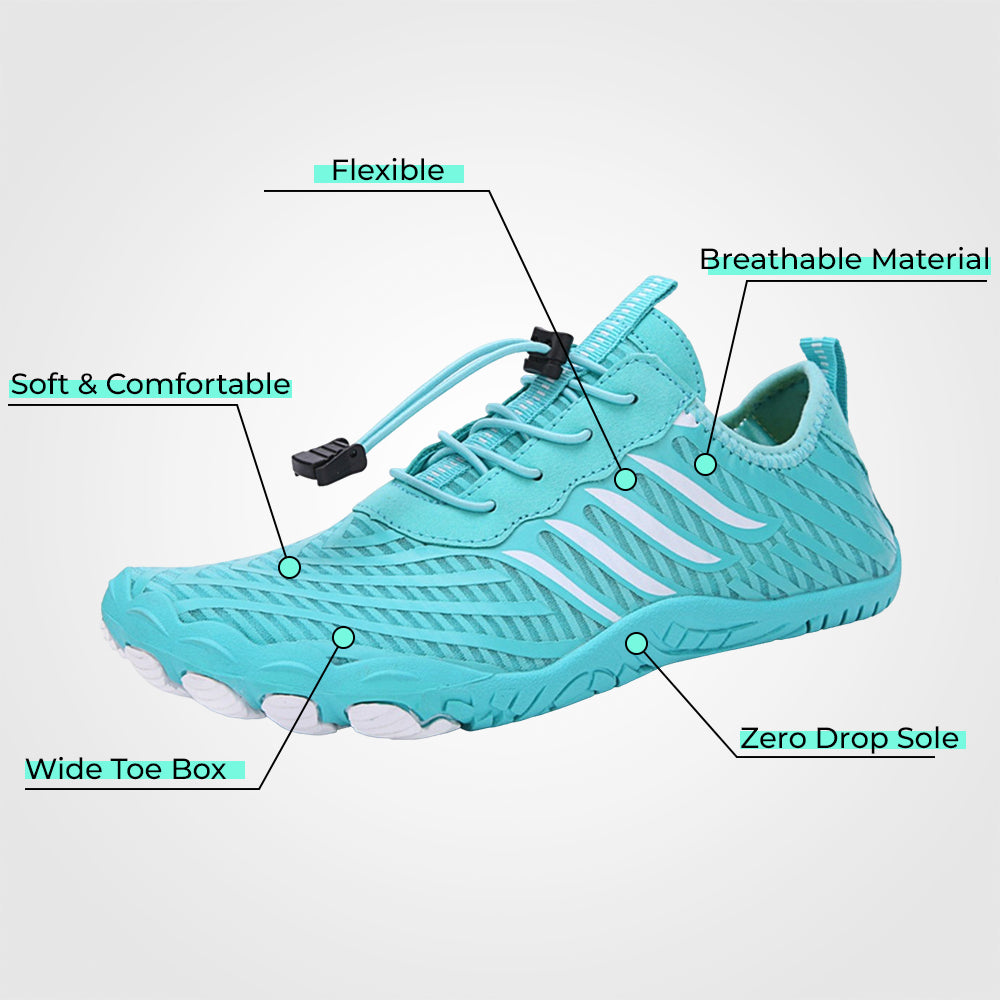 Non Slip Barefoot Shoes Wide Toe Box Zero Drop Everyday Walking by Sereniya