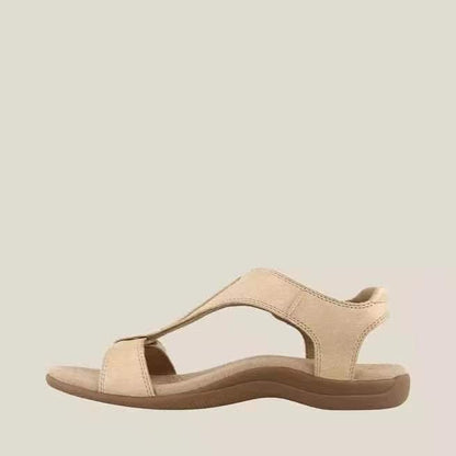 Sereniya Wide Fit Womens Arch Support Strap Flat Sandals