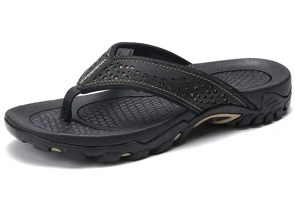 Mens Orthopedic Athletic Flip Flops Arch Support Beach Sandals by Sereniya