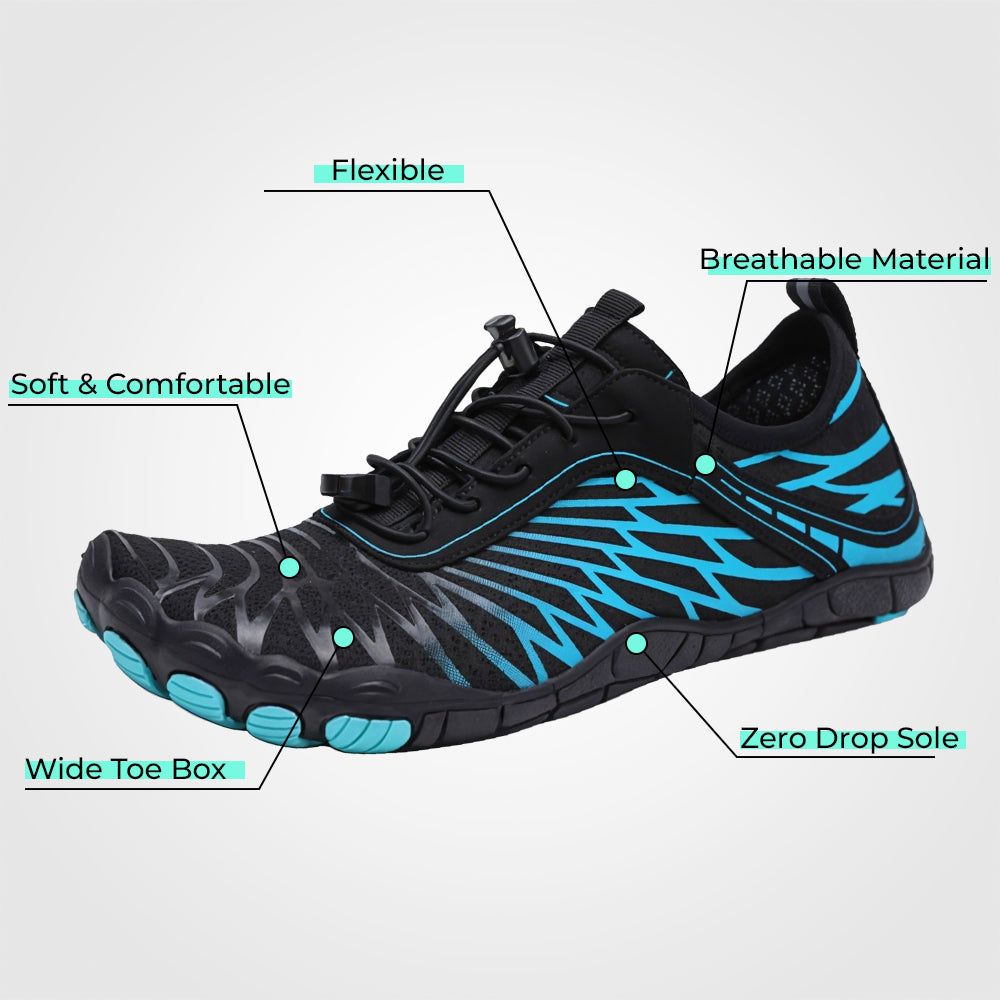 Non Slip Barefoot Shoes Wide Toe Box Zero Drop Everyday Walking by Sereniya