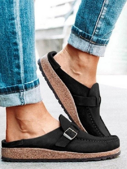 Womens Wide Fit Cushioned Comfort Clogs by Sereniya