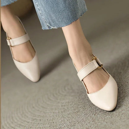 Womens Cushioned Wide Fit Comfort Heels by Sereniya