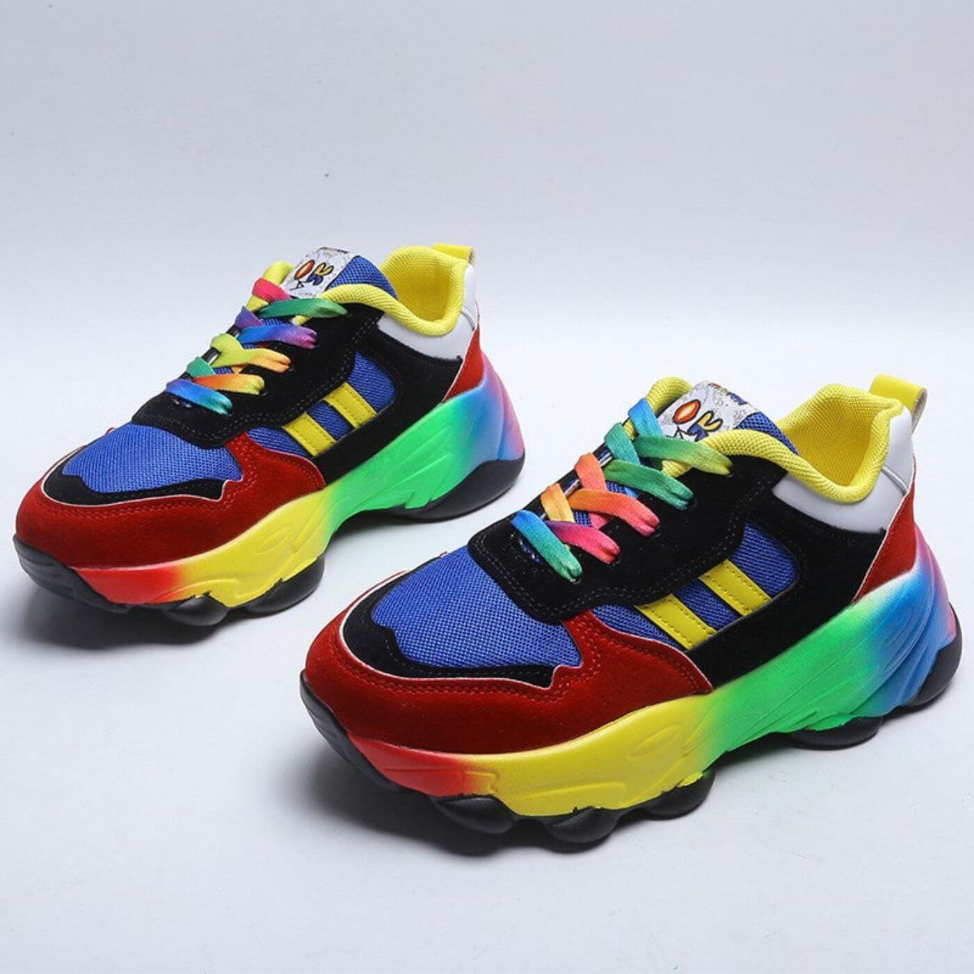 Vibrant Cushioned Comfort Sneakers for Women by Sereniya