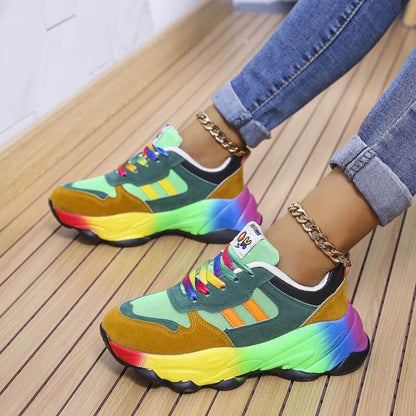 Vibrant Cushioned Comfort Sneakers for Women by Sereniya